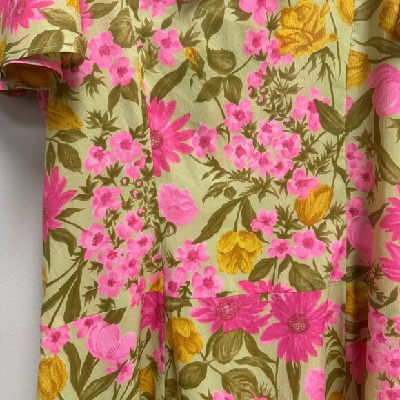 Vintage handmade dress with metal zipper no label, no size, - Picture 10 of 11